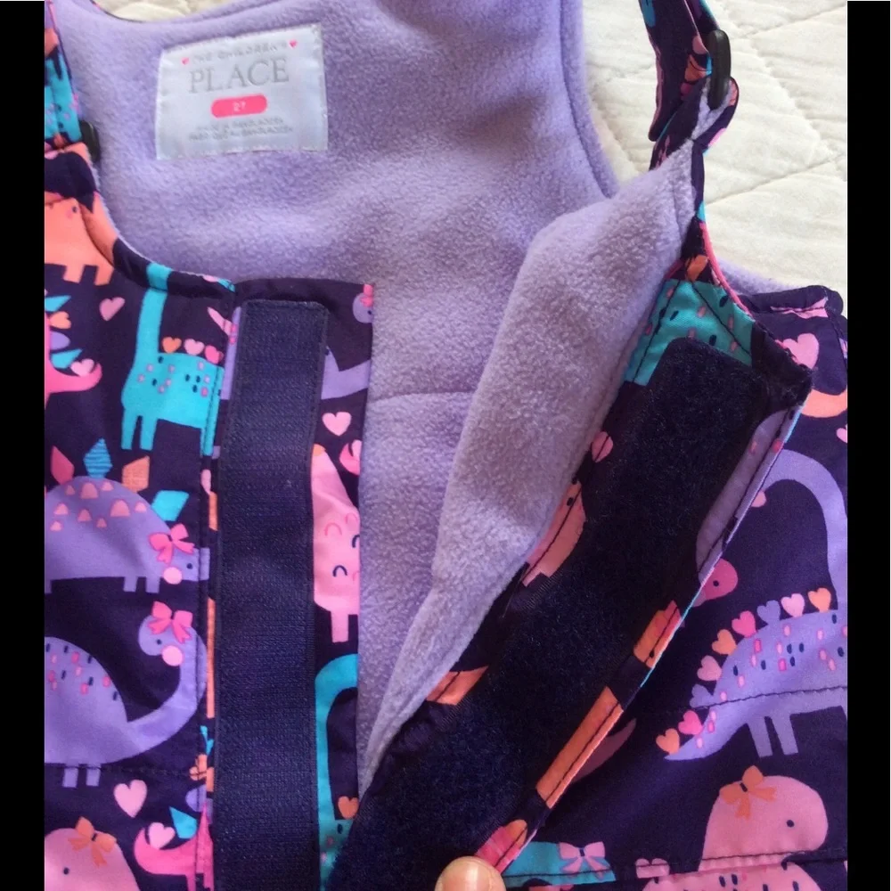 The Children’s Place dinosaur snow pants